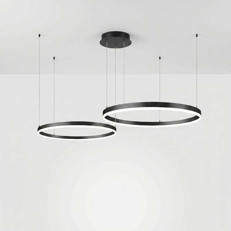 Circular Ring LED Pendant Chandelier -  Rinova