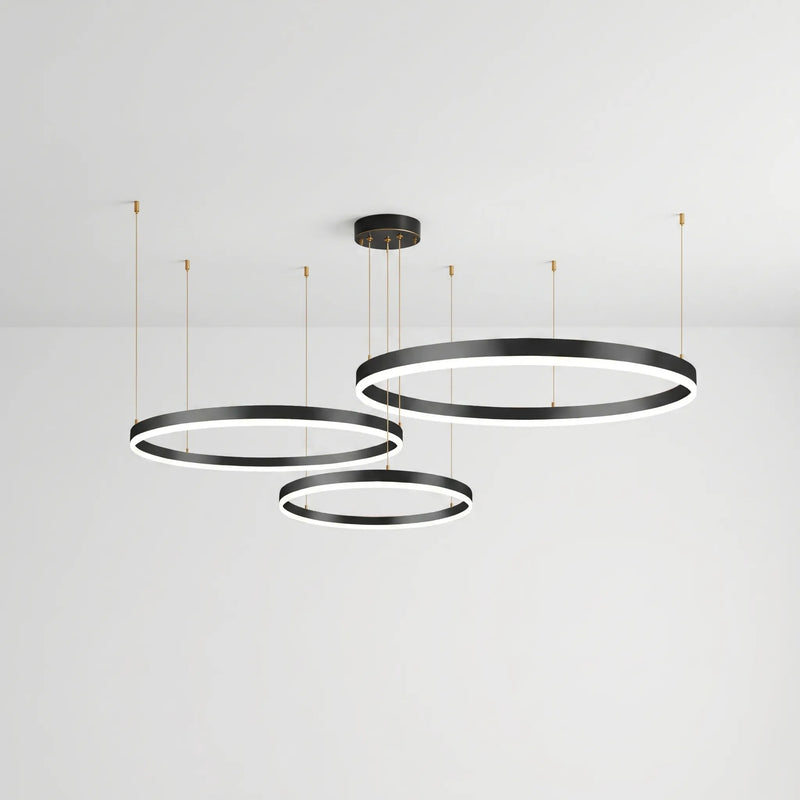 Circular Ring LED Pendant Chandelier -  Rinova