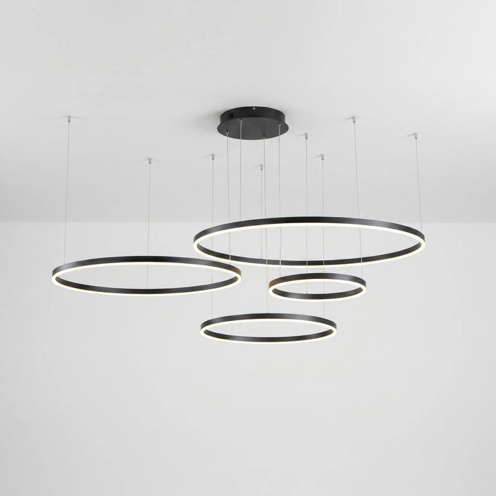 Circular Ring LED Pendant Chandelier -  Rinova