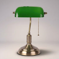 Classic Banker Lamp Design - LuxeGlint