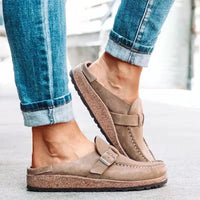 Classic Buckle-Detail Slip-On Loafer - Sheila