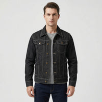 Classic Button-Up Denim Jacket - Darrel