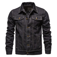 Classic Button-Up Denim Jacket - Darrel