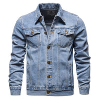 Classic Button-Up Denim Jacket - Darrel