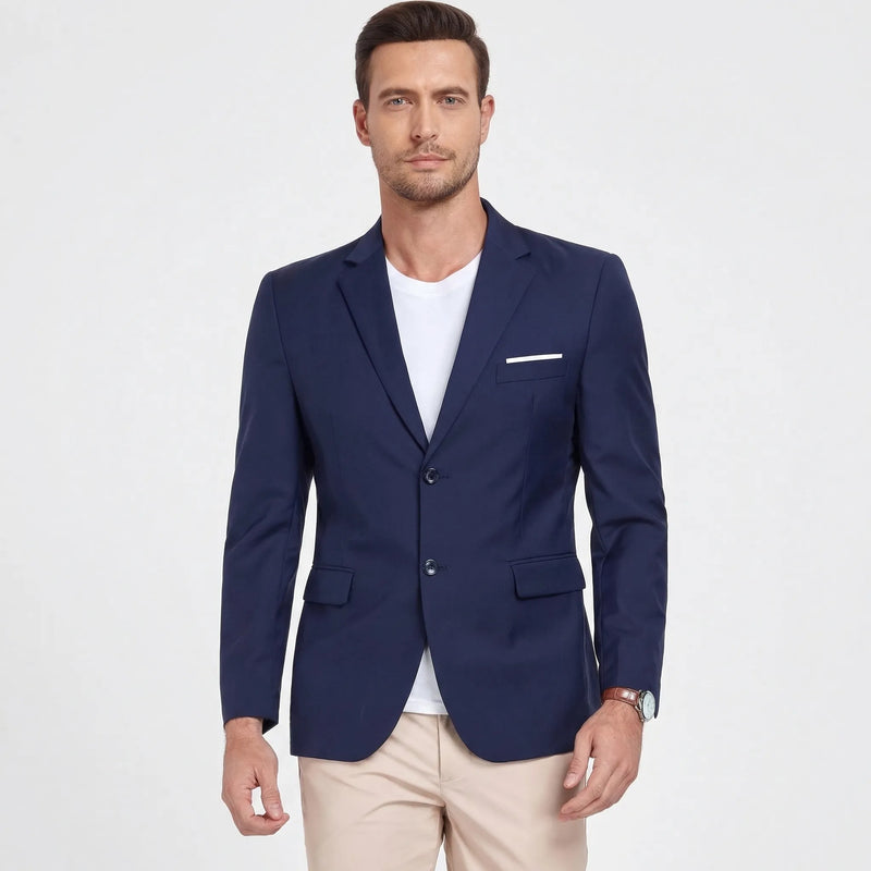 Classic Notch-Lapel Men's Blazer - Laurence