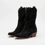 Classic Zip-Up Mid-Calf Fashion Boots - Patricia