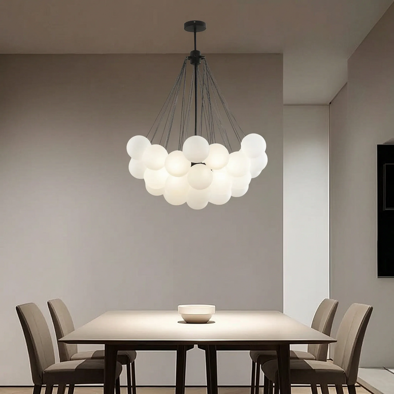 Cluster Globe Pendant Light With LED -  Orblume
