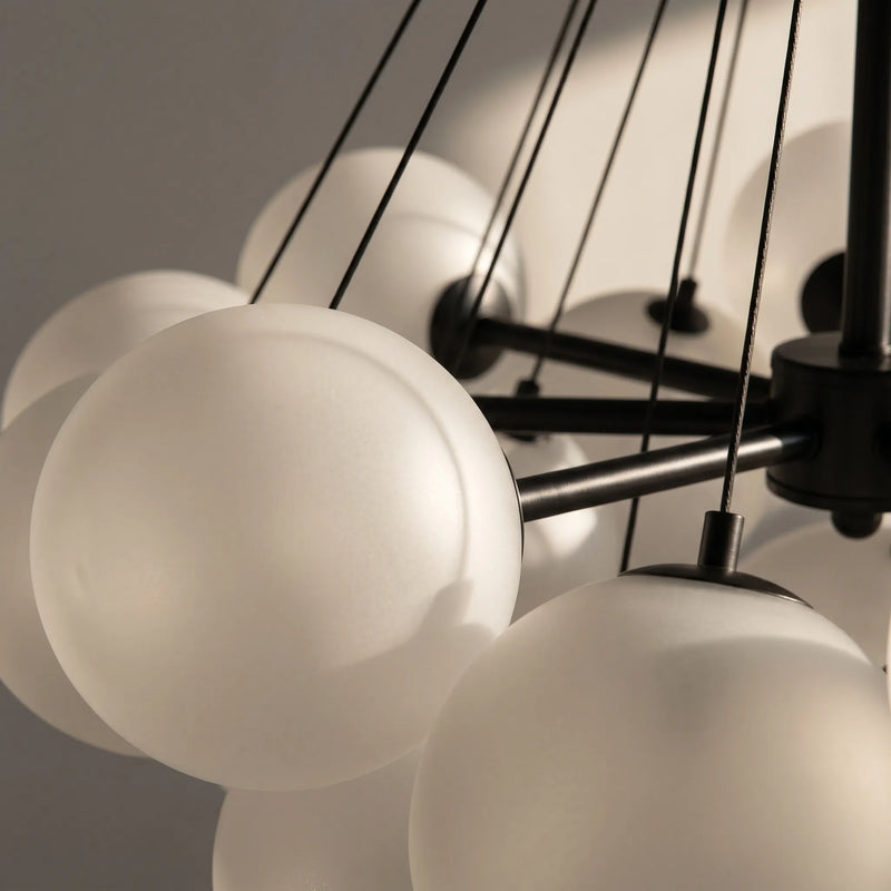 Cluster Globe Pendant Light With LED -  Orblume