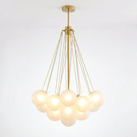 Cluster Globe Pendant Light With LED -  Orblume