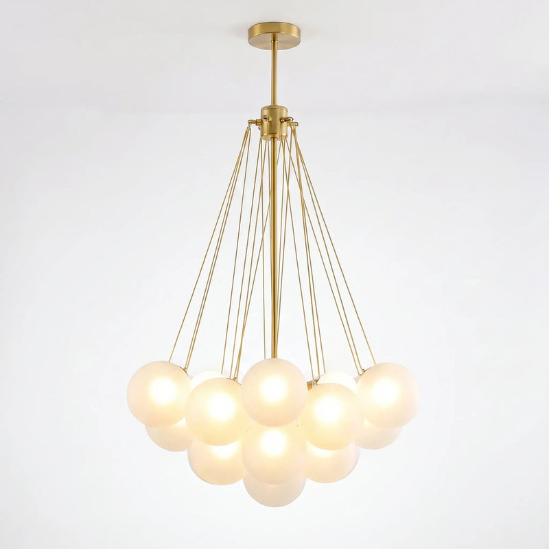 Cluster Globe Pendant Light With LED -  Orblume