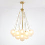 Cluster Globe Pendant Light With LED -  Orblume