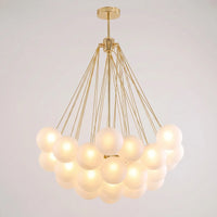 Cluster Globe Pendant Light With LED -  Orblume