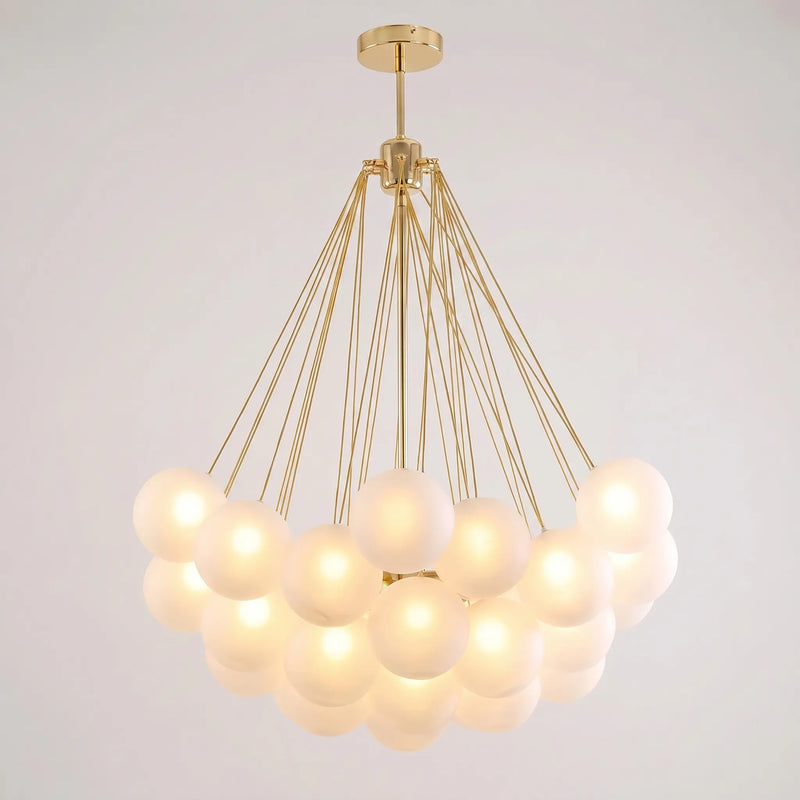 Cluster Globe Pendant Light With LED -  Orblume