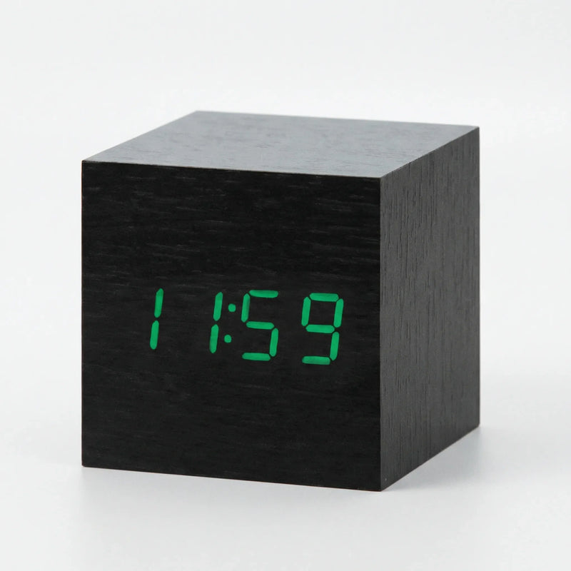 Compacte Digitale Kubusklok Met LED-Display - TimeCube