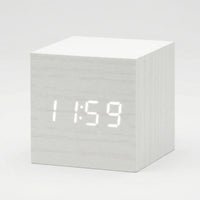 Compacte Digitale Kubusklok Met LED-Display - TimeCube