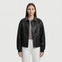 Contrast Stitch Faux-Finish Jacket - Tabitha