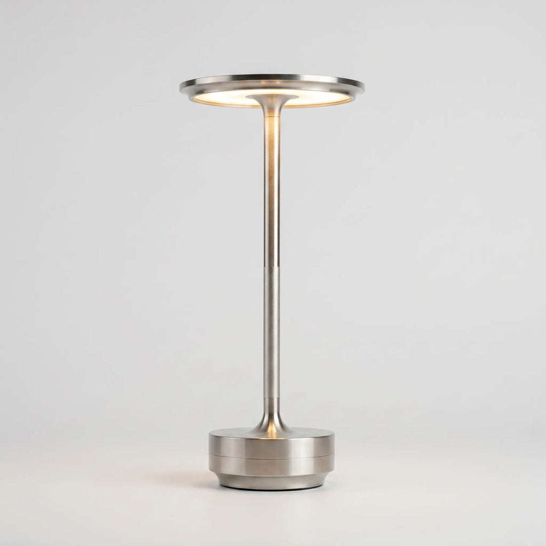 Cordless Metallic Table Lamp -  Glowform