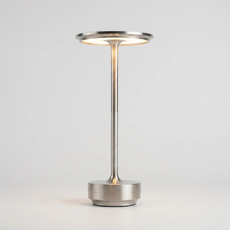 Cordless Metallic Table Lamp -  Glowform