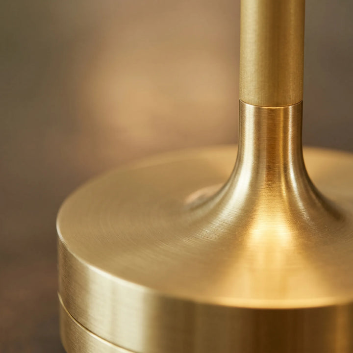 Cordless Metallic Table Lamp -  Glowform