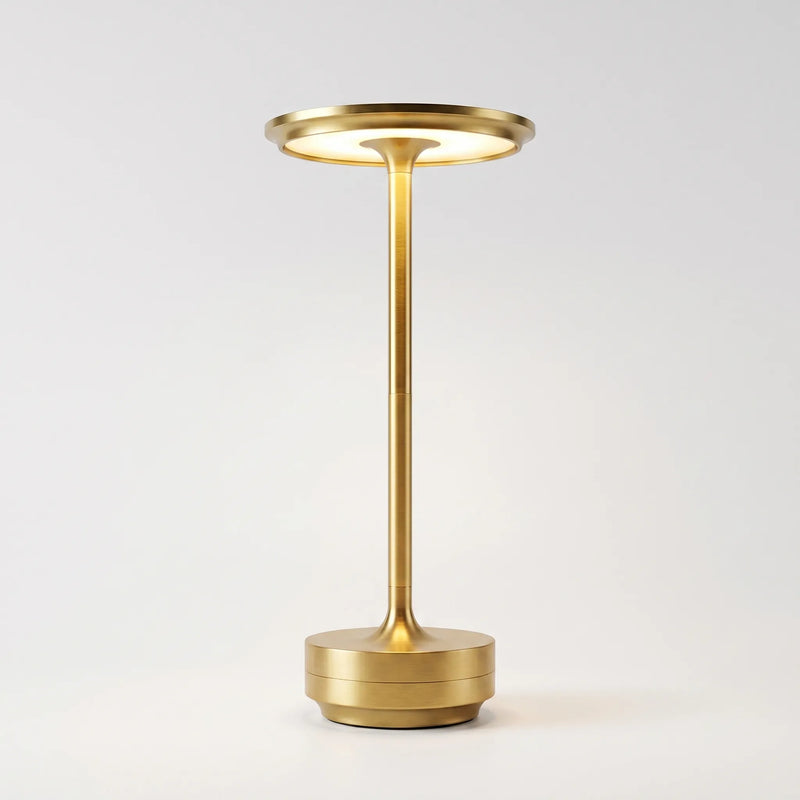 Cordless Metallic Table Lamp -  Glowform