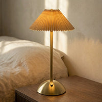 Cordless Pleated Shade Lamp -  Nordhalo