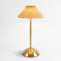 Cordless Pleated Shade Lamp -  Nordhalo