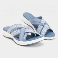Cross-Strap Orthopedic Supportive Sandal - Josephine