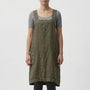 Crossback Pinafore Apron For Women - Heather