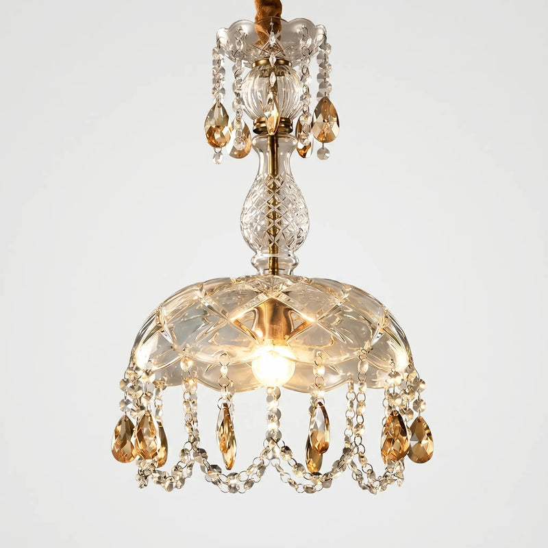 Crystal Pendant Chandelier With Droplets -  Crystella
