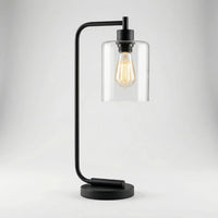 Cylindrical Glass Shade Table Lamp -  Stellox