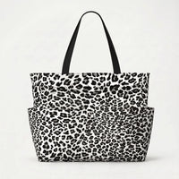 Damen Strandtasche Mit Leopardenmuster - Prowella