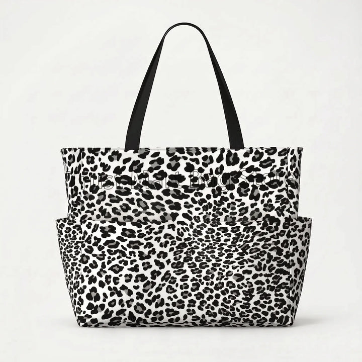 Damen Strandtasche Mit Leopardenmuster - Prowella
