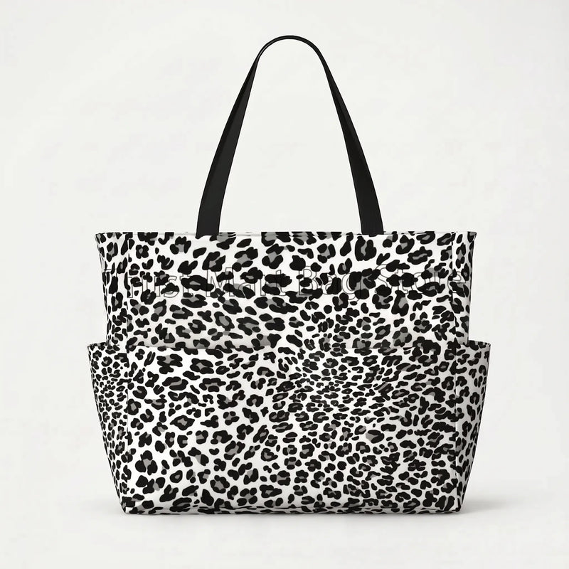 Damen Strandtasche Mit Leopardenmuster - Prowella