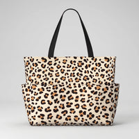 Damen Strandtasche Mit Leopardenmuster - Prowella