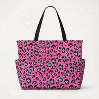 Damen Strandtasche Mit Leopardenmuster - Prowella