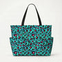 Damen Strandtasche Mit Leopardenmuster - Prowella