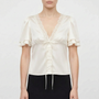 Damenbluse Mit Zierborte -  Beverly