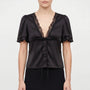 Damenbluse Mit Zierborte -  Beverly