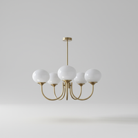 Deckenleuchte Goldenes Metall - Luminrosa