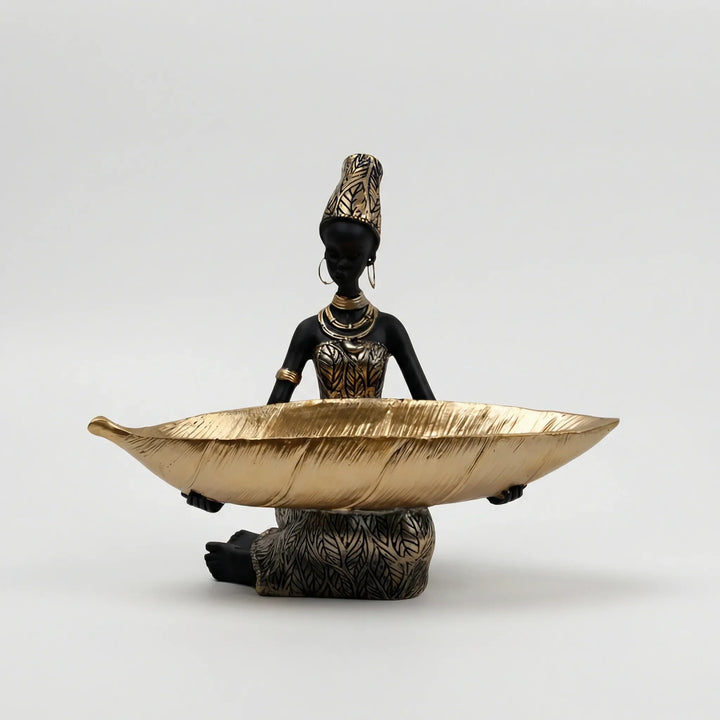 Decoratief Beeldje Met Geïntegreerde Schaal - Lumisara