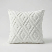 Decoratieve Kussenhoes Met 3D-Ruitpatroon - Rautiso