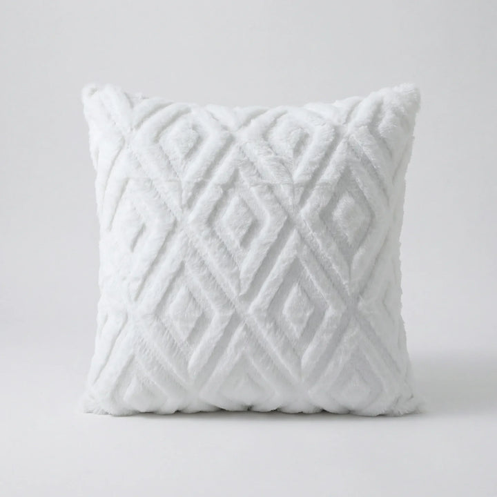 Decoratieve Kussenhoes Met 3D-Ruitpatroon - Rautiso