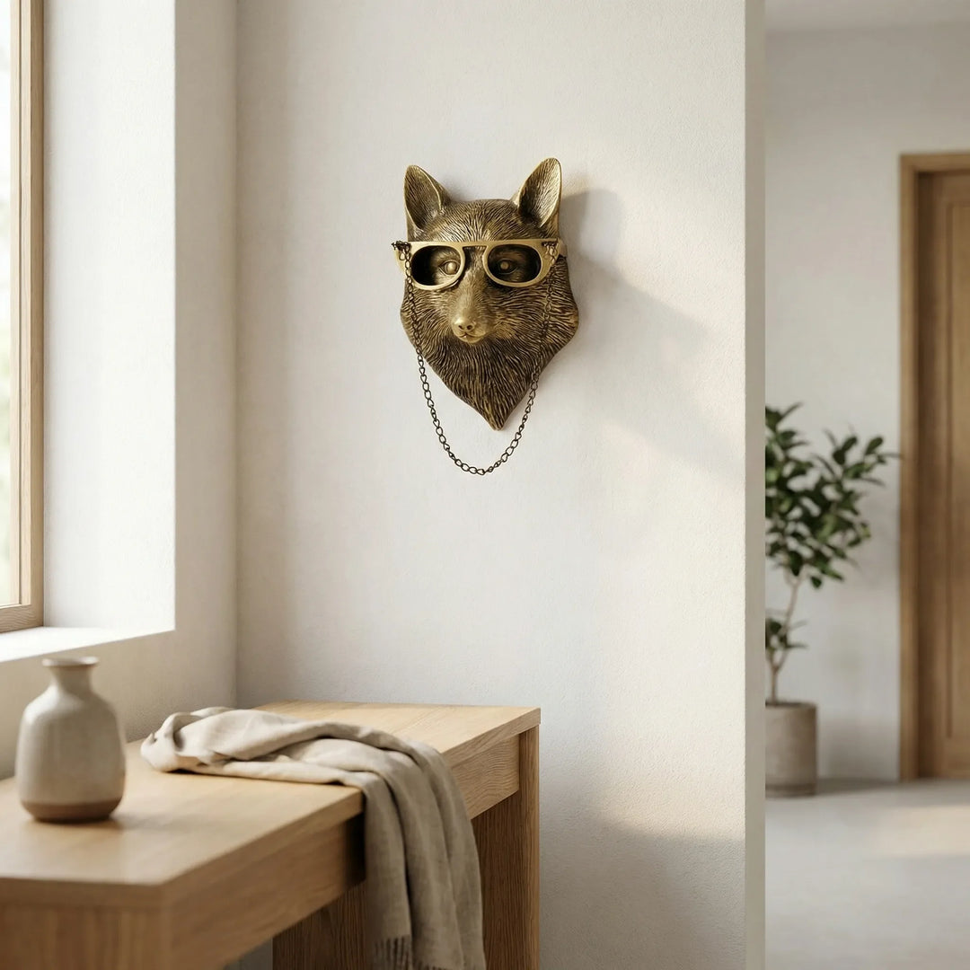 Decoratieve Wandhaak Met Dierenkopsmotief - Pawrack