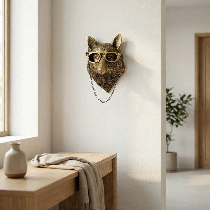 Decoratieve Wandhaak Met Dierenkopsmotief - Pawrack