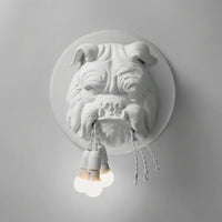 Decorative Sculpted Wall Sconce - Bulloxen