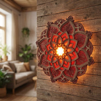 Decorative Wall Mandala Lamp -  Mandarise