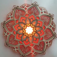 Decorative Wall Mandala Lamp -  Mandarise