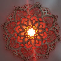 Decorative Wall Mandala Lamp -  Mandarise