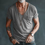 Deep V-Neck Short Sleeve Tee - Ross