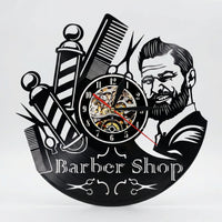Dekorative Barbershop-Wanduhr - BarbelloTime